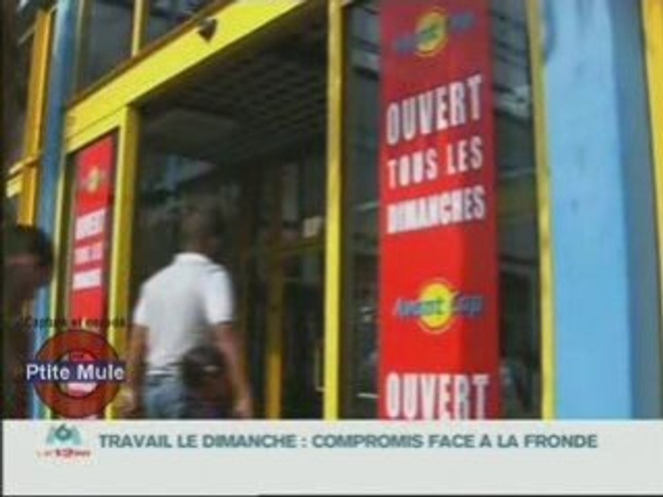 Le travail du dimanche compromis