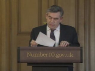 Gordon Brown's news conference