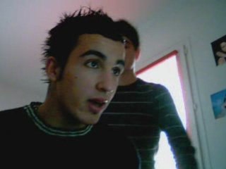 mon homme J.C et ses grimaces