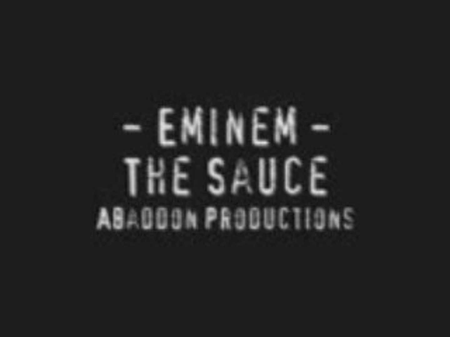 ⁣Eminem - The Sauce