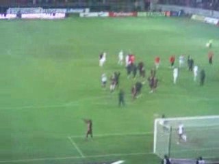 Fin et apres match PSG Twente