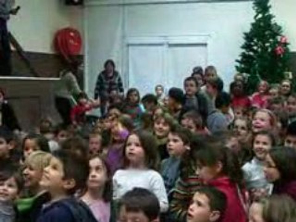 l'arrivée du père-noel