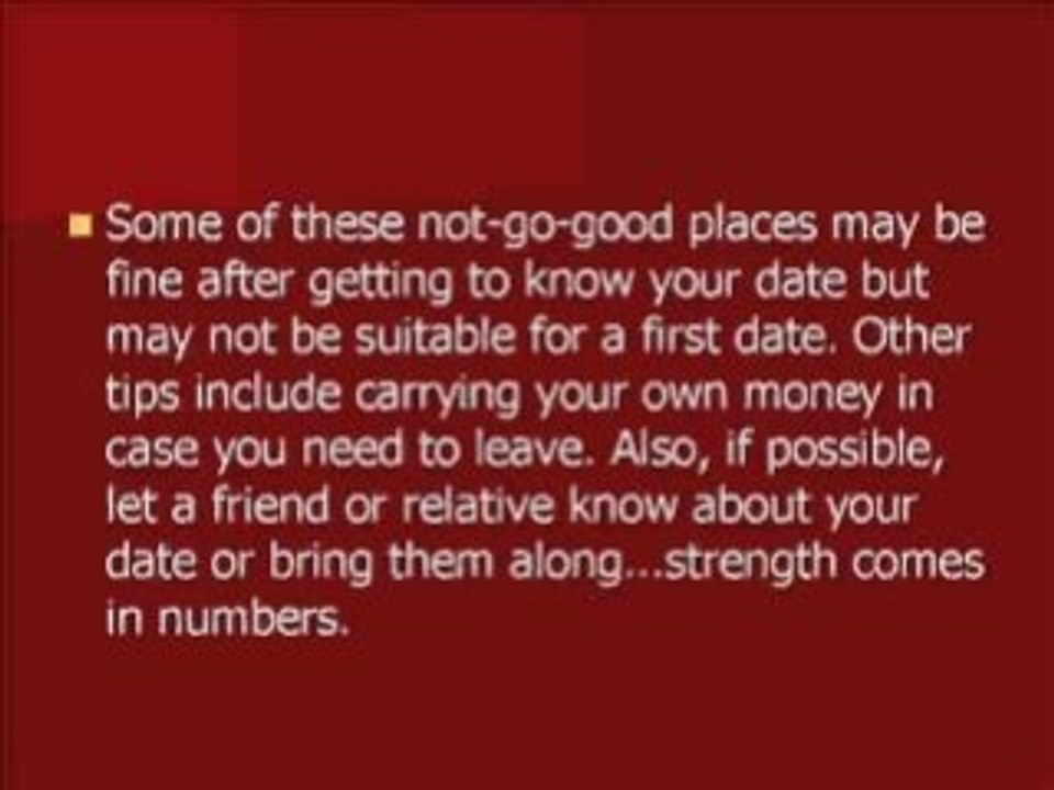 Dating Safety