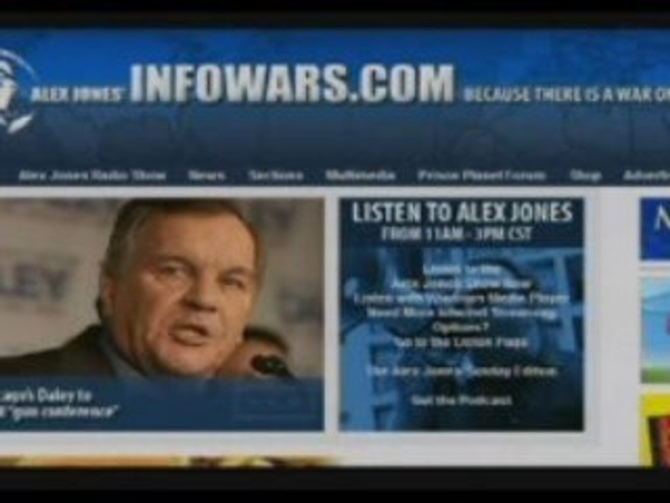 Alex Jones Show 12/19/08 Part 2/12