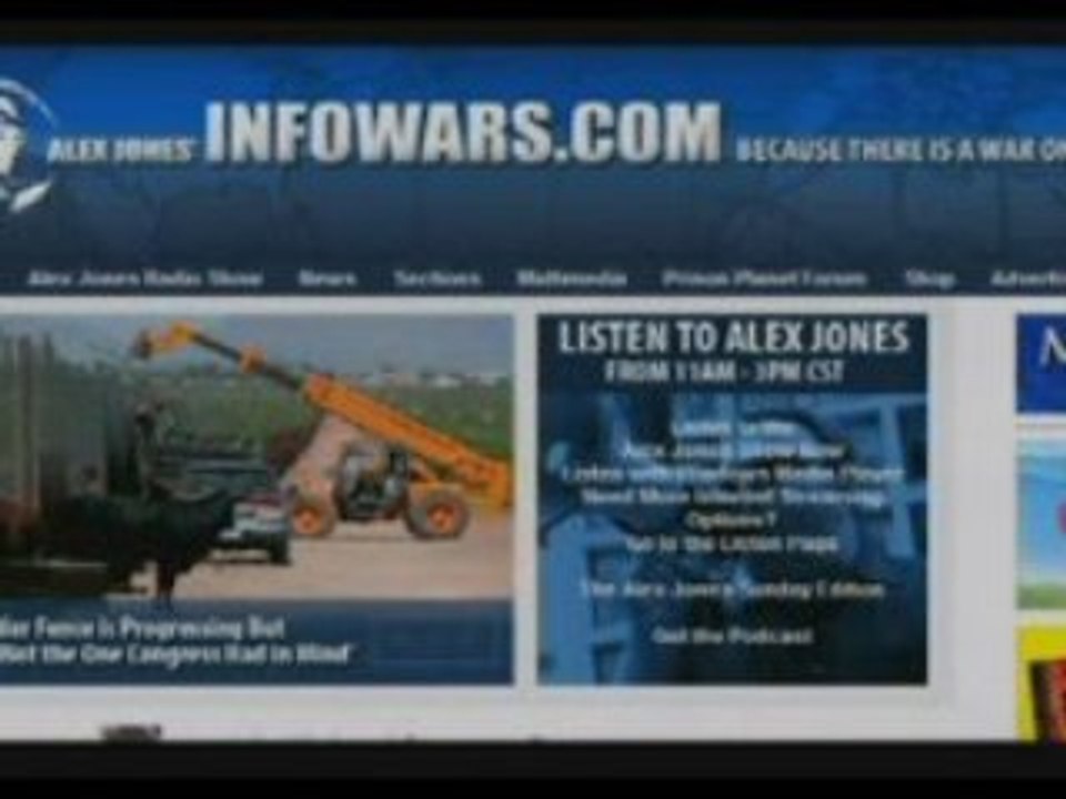 Alex Jones Show 12/19/08 Part 5/12