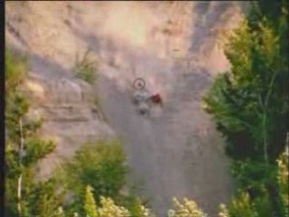 Freeride dirt downhill