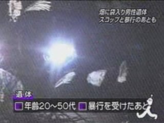 埋められた袋から男性遺体、暴行の痕