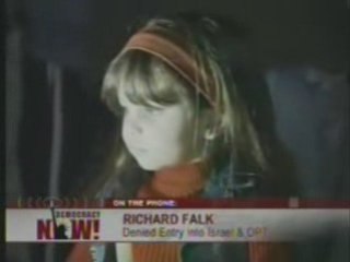 Richard Falk Expelled from Israel 2008-12-16