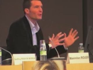 Présentation de Maximilien Rouer au colloque du 29 novembre