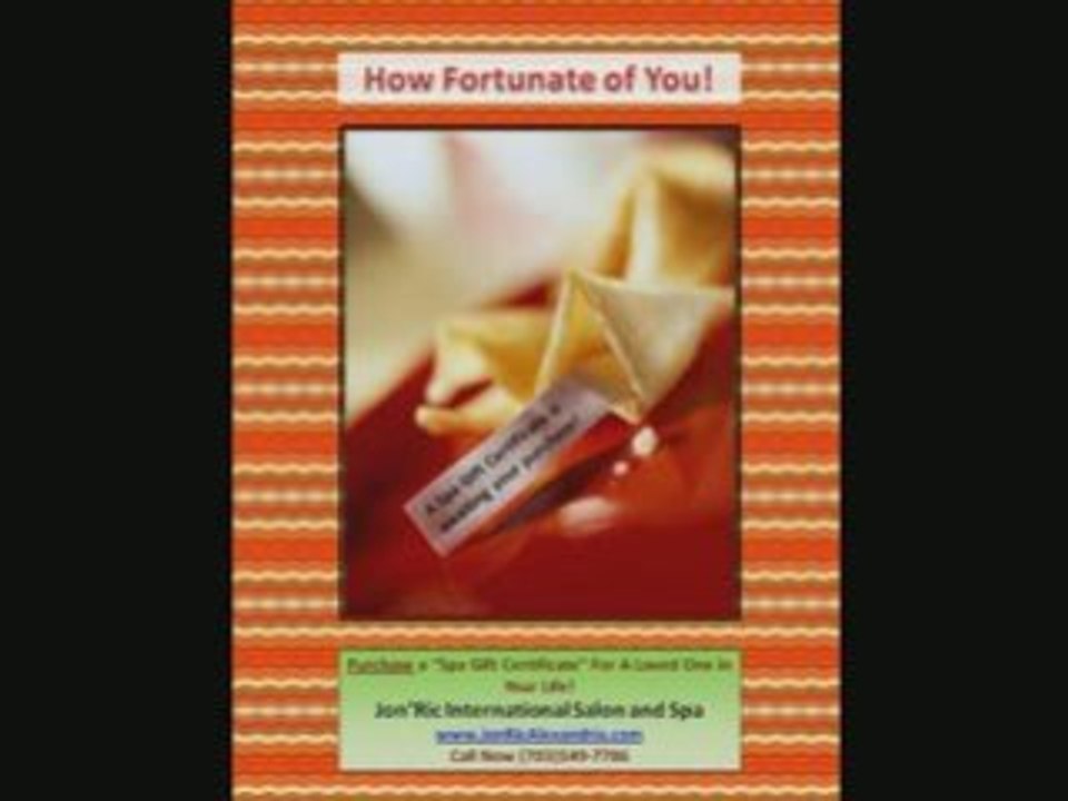 Spa Gift Certificates and Gift Cards Alexandria Virginia