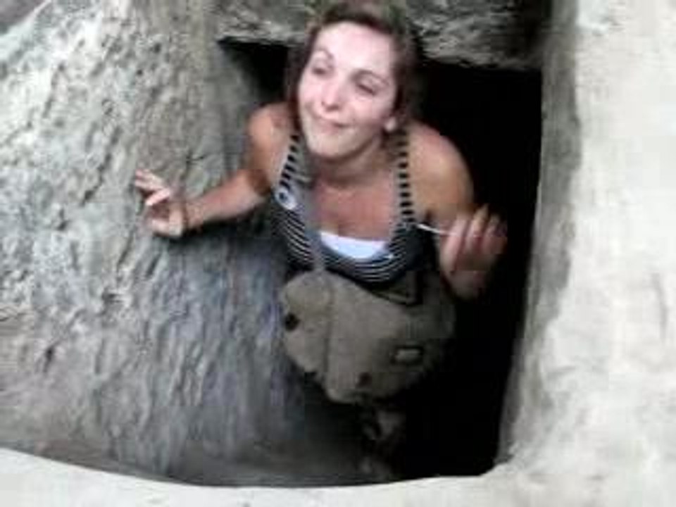 Sortie d'un tunnel à Cucci