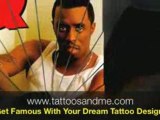 Famous men, their tattoos designs and images