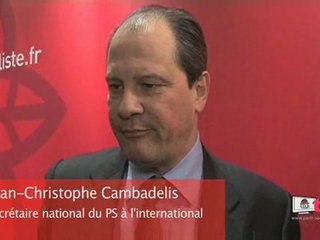 Point presse du 6 janvier 2009 : JC Cambadelis