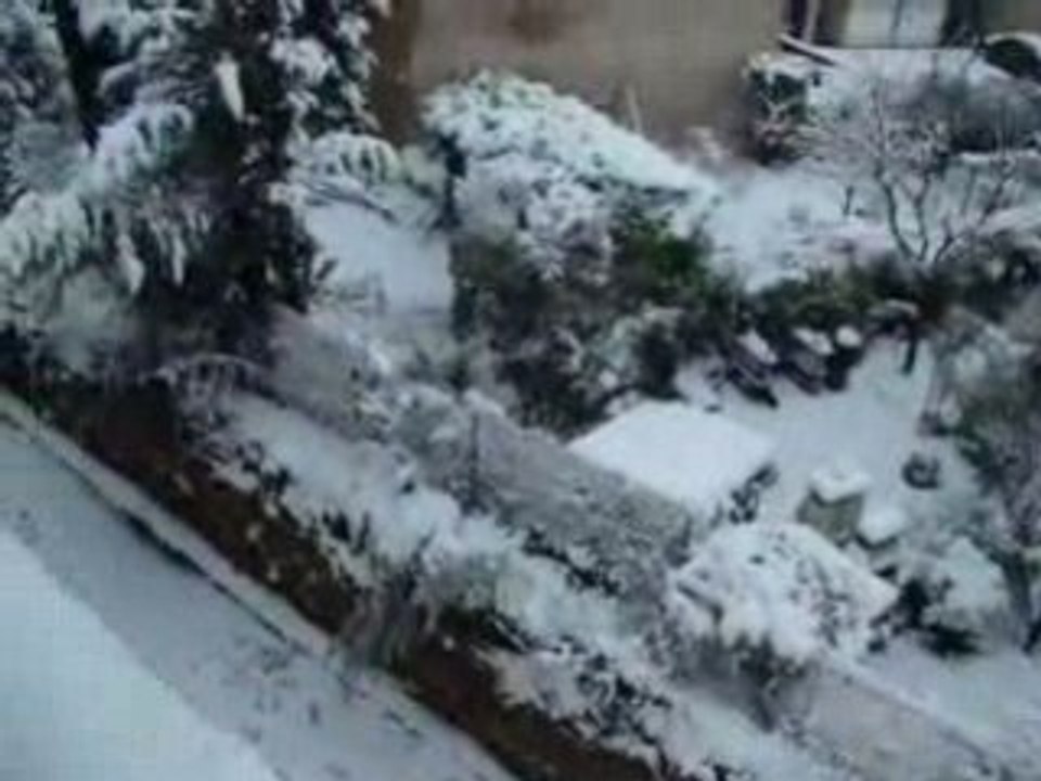 Neige à Aubagne 2