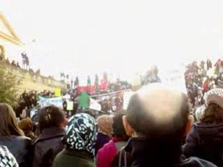 Manifestation contre les attaques israëliennes à Gaza