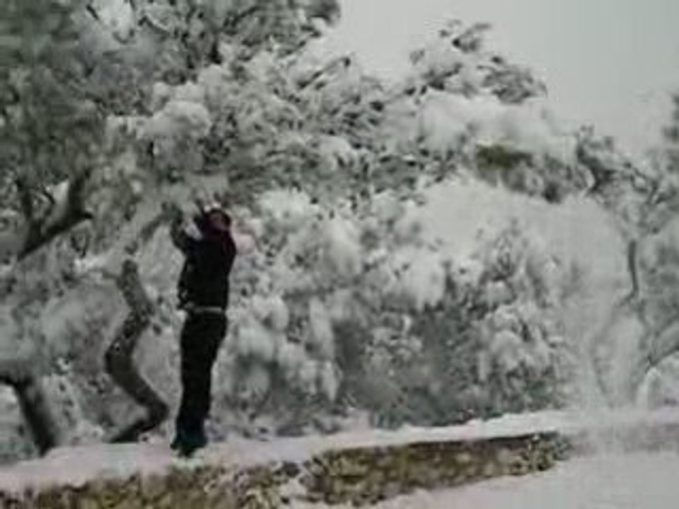 Neige à Marseille 7.01.09