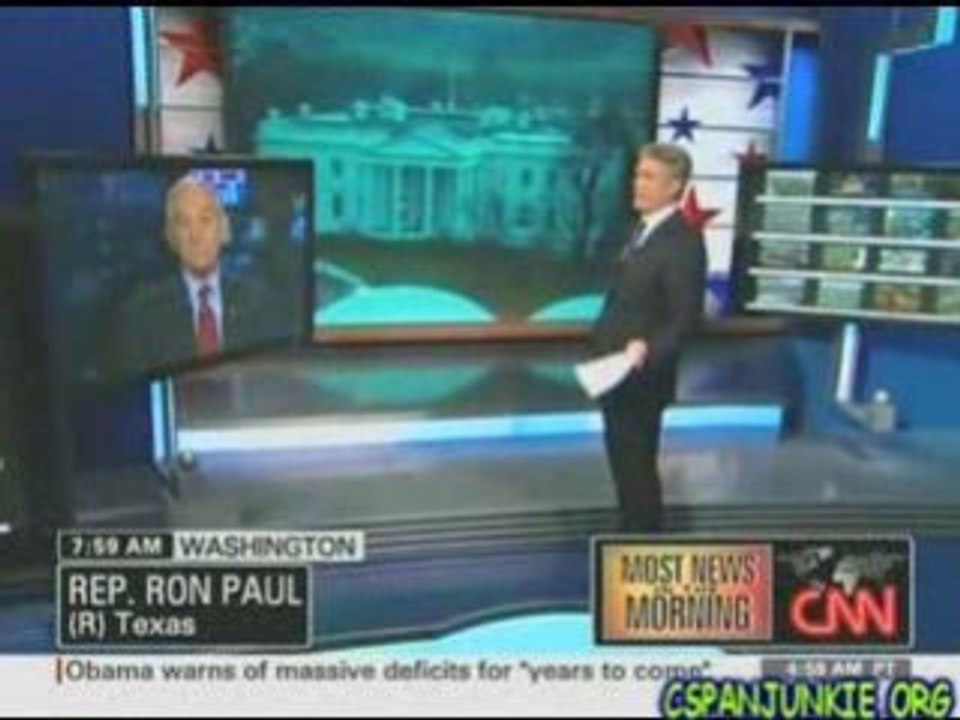 Ron Paul - Why Do We Run A World Empire?! 01-07-09