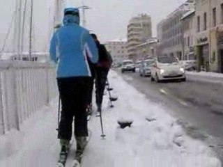 Marseille sous la neige, un vaste terrain de jeu