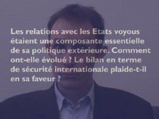 Bilan de la politique extérieure de Georges Bush