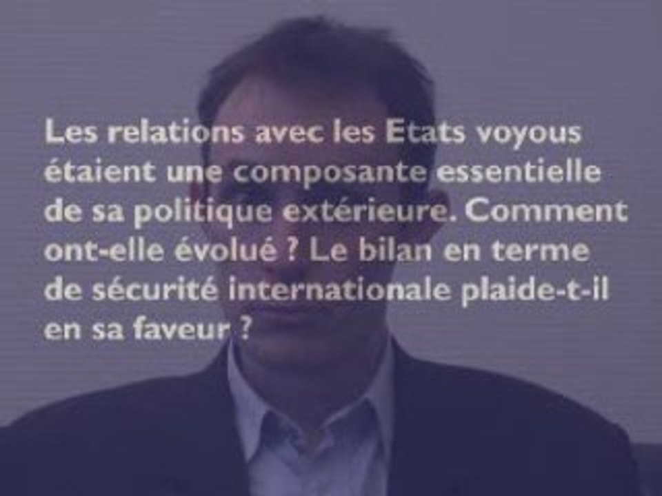 Bilan de la politique extérieure de Georges Bush
