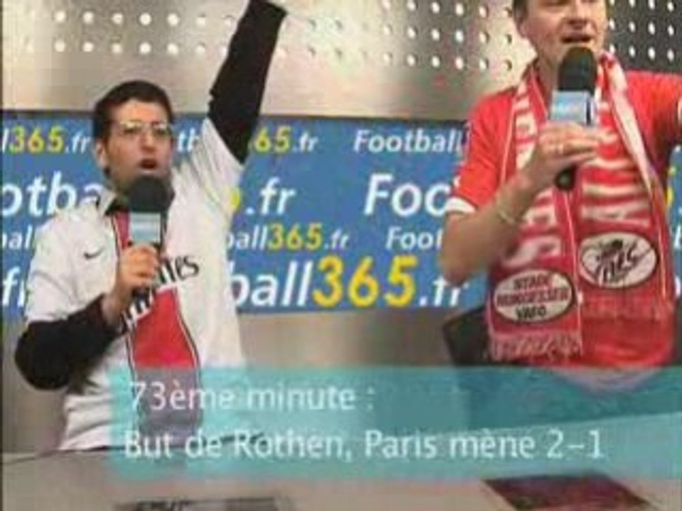 Football365 : PSG-VALENCIENNES commenté par deux internautes