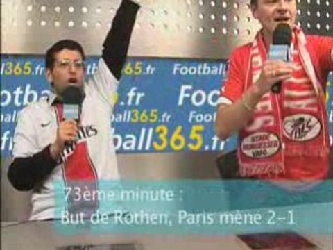 Football365 : PSG-VALENCIENNES commenté par deux internautes