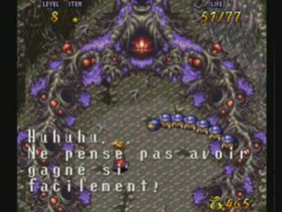 Terranigma walkthrough 12 parasite et belle cinématique