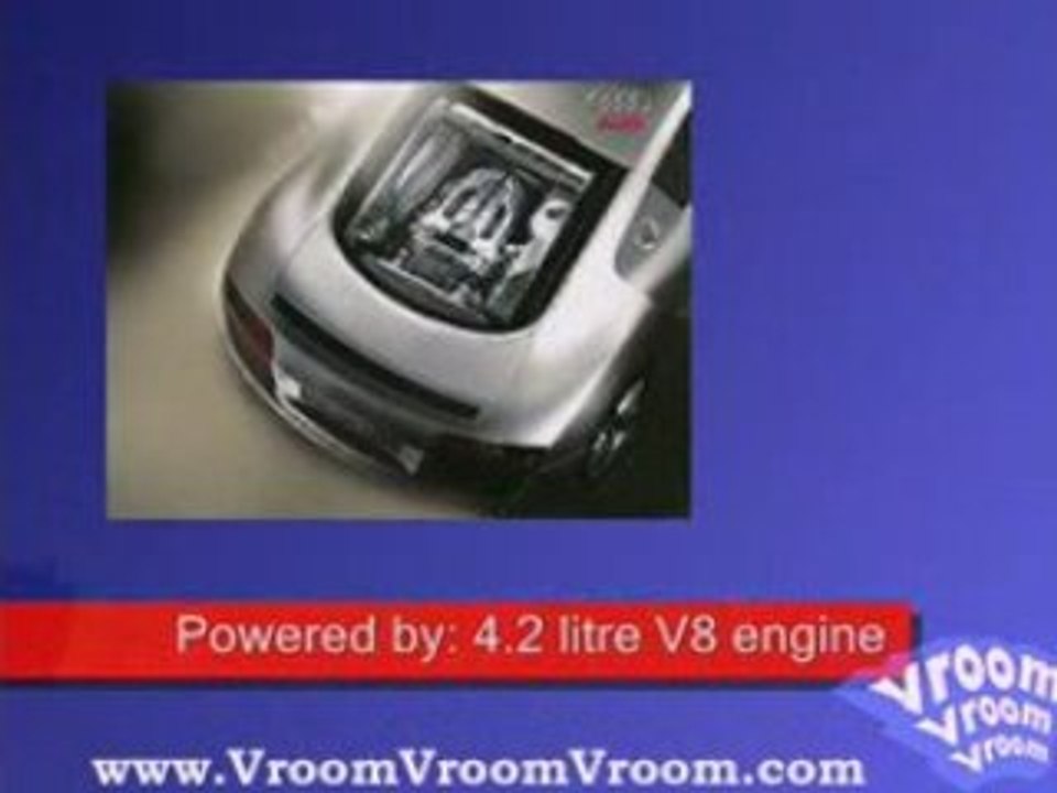 New Audi R8 Video - Front and Rear view of Audi r8