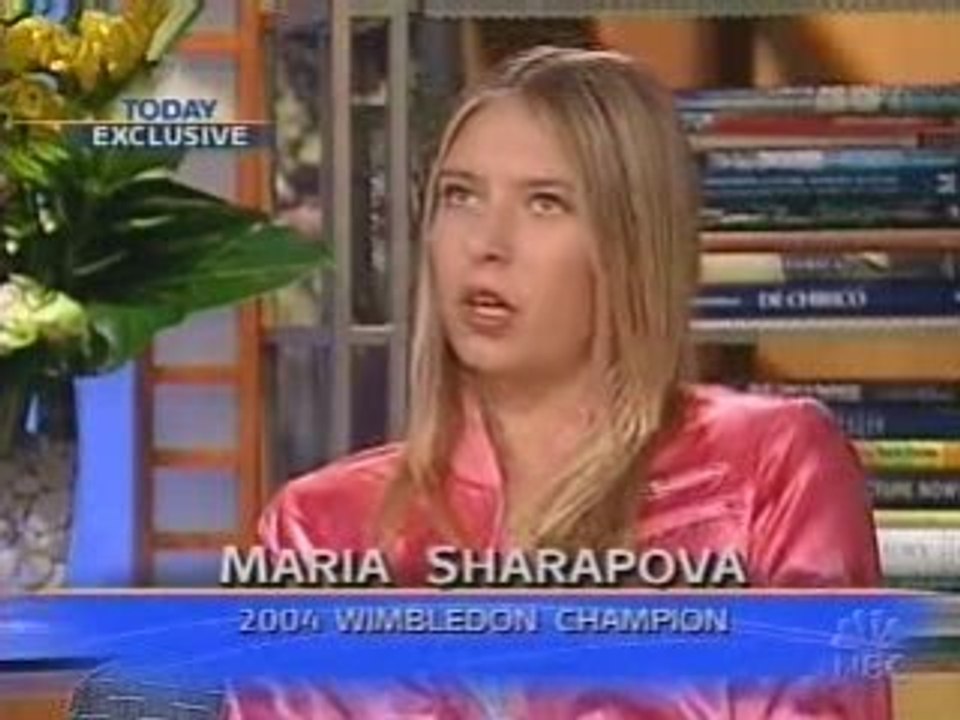 La Vie de Maria Sharapova  Wimbledon 2004