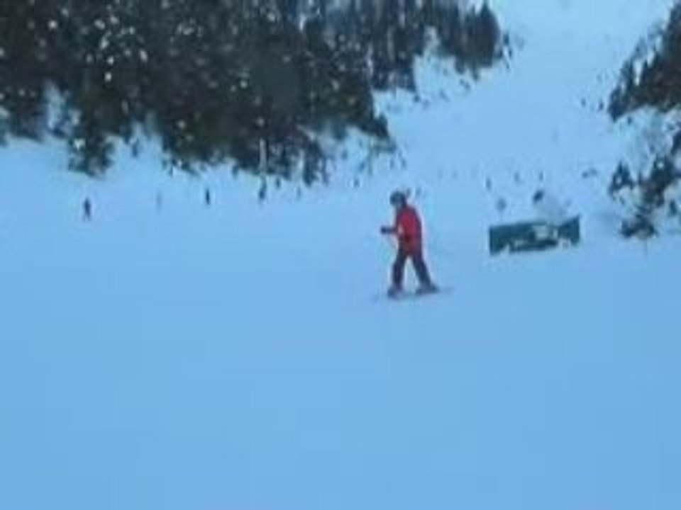 Victor descend la montagne