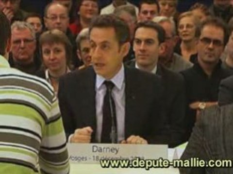 ouverture travail dimanche - Nicolas Sarkozy 18 déc 2008