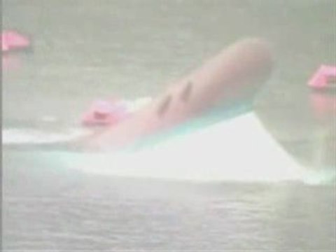 Sinking Cruise Ship - Santorini (Repost - new footage)