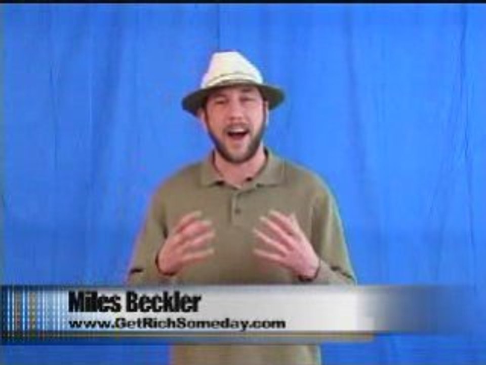 Creating Passive Residual Income Streams to Get Rich Someday