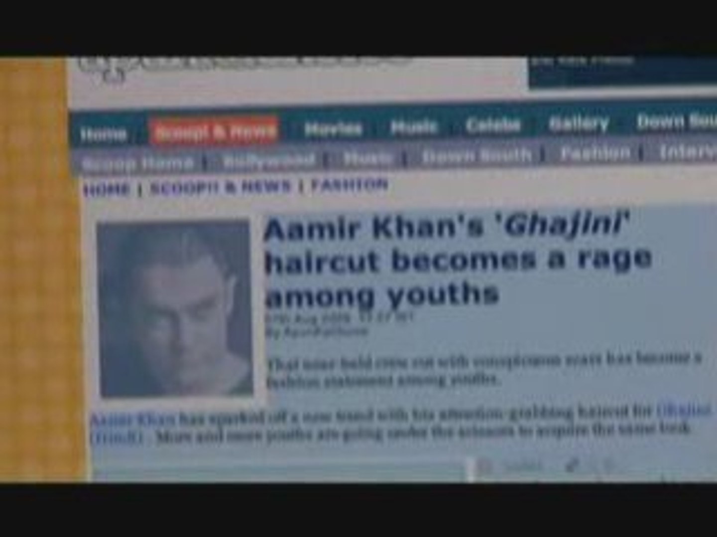 Aamir Khan Hair Cut Making - video Dailymotion