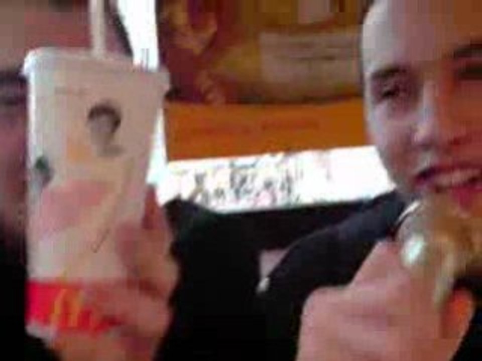 PP TV in Mc Donalds on the 21st of December 2008 :P