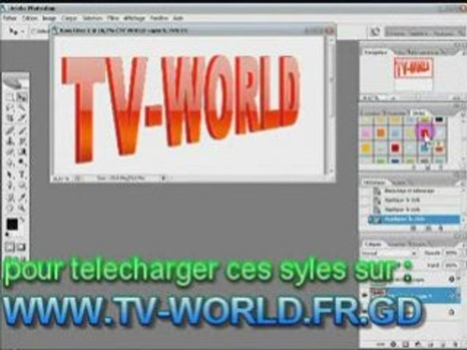 tutorial photoshop effet de texte 3D