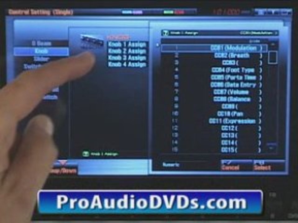 Roland Fantom-G (G6, G7, G8) DVD Video Tutorial Controllers