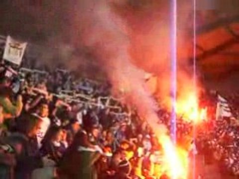 RCS - Boulogne sur Mer : tifo strasbourgeois
