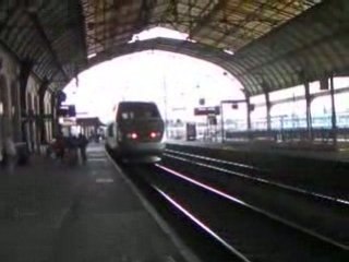 Départ tgv voie 1