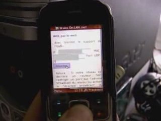 Wake on Lan by Mobile Phone