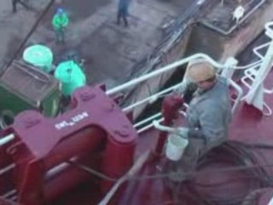 Chrzciny statku "Fesco Voronezh"