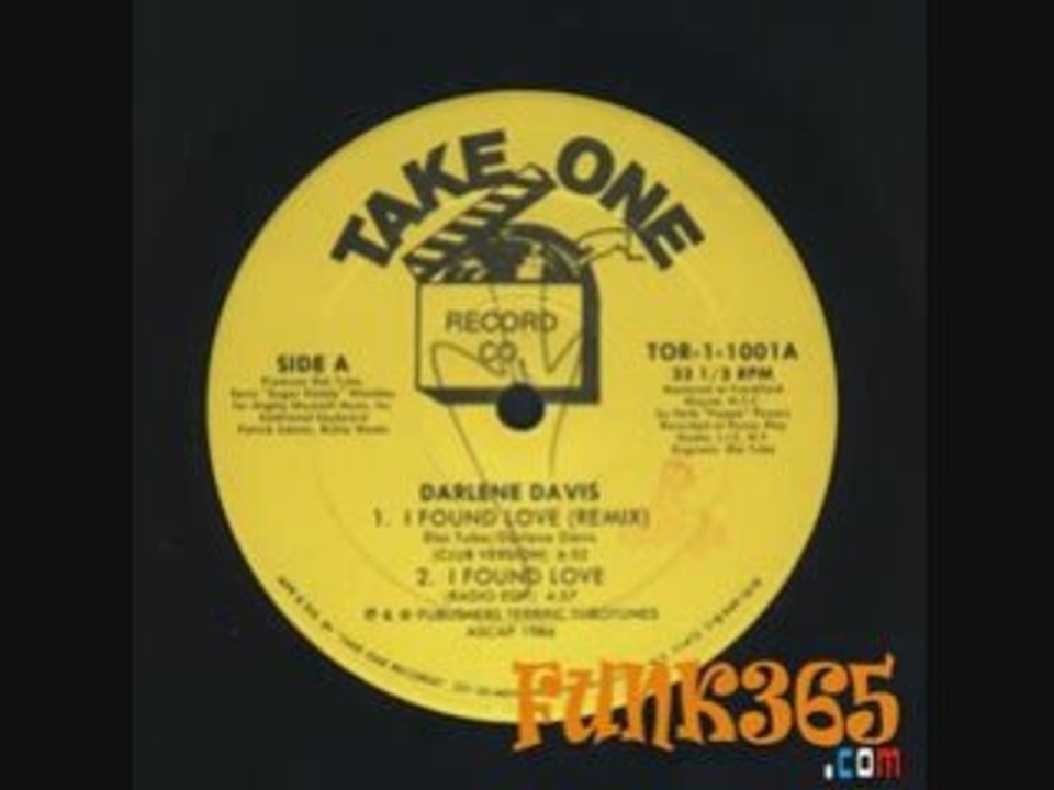 Darlene Davis - I found love (Remix) - 1986 - Take One