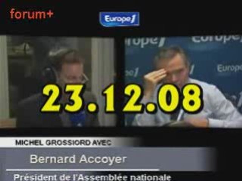 ITW de Bernard Accoyer (23.12.08)
