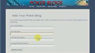 Get Visitors to Your Top Poker Blog