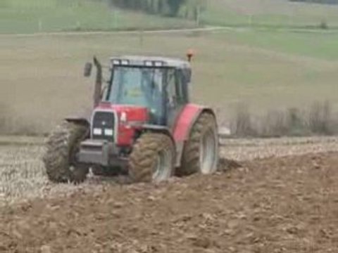 Laboure et semi de blé 2008