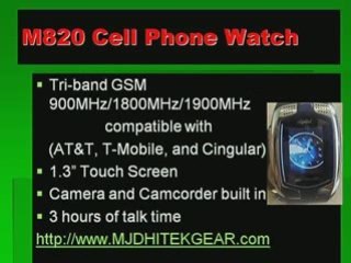 Cell Phone Watches are gsm unlocked