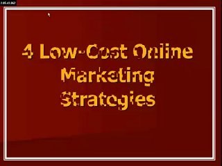 4 Low Cost Marketing Strategies