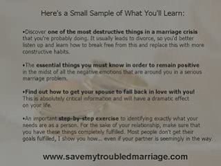 Powerful, proven advice for your troubled marriage