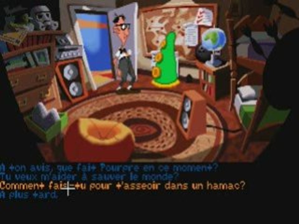 Day of the Tentacle walkthrough 2. Souvenirs d'un hamster