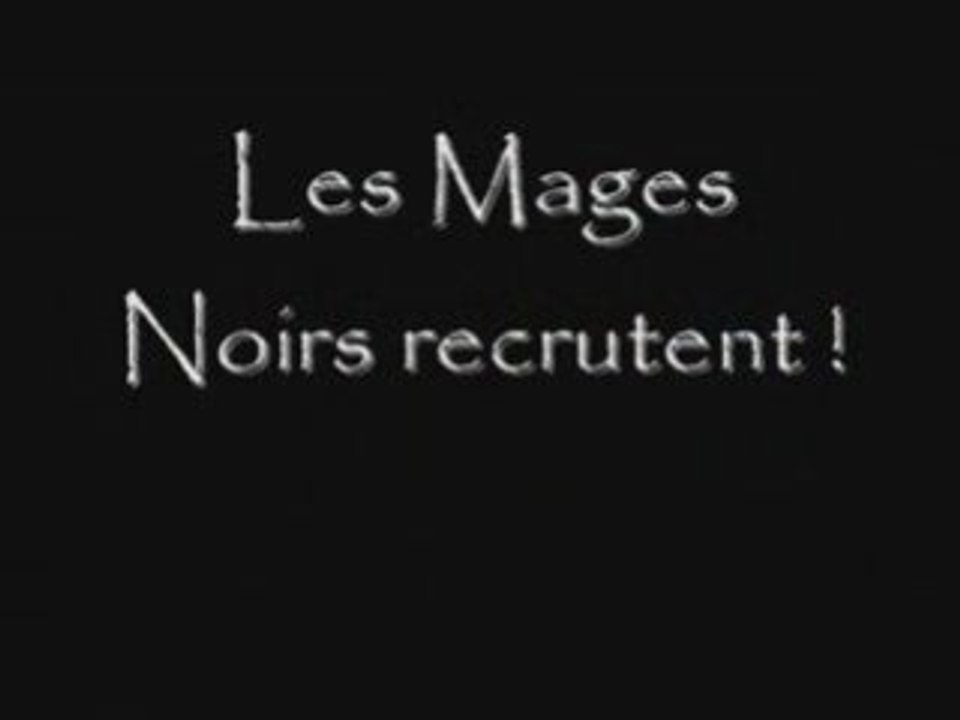 Les mages noirs en folie